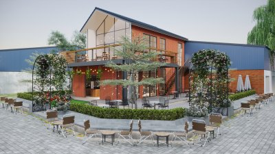 Ứng dụng tấm ốp hợp kim ALOHA cho không gian nội thất thương mại