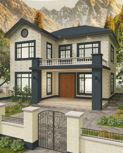 Ứng dụng tấm ốp hợp kim ALOHA cho mặt tiền nhà phố – biệt thự