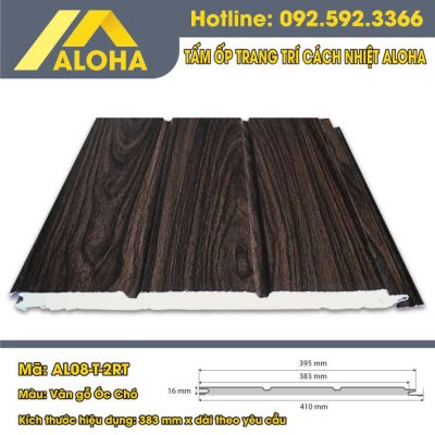 TẤM ỐP HỢP KIM PANEL ALOHA VÂN GỖ