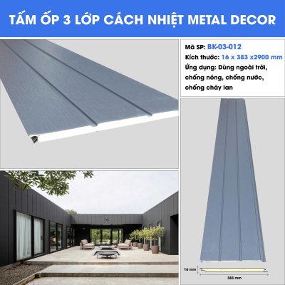 Tấm ốp Hợp Kim ALoHa Đơn Sắc