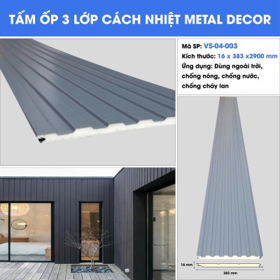 Tấm ốp Hợp Kim ALoHa LAM SÓNG